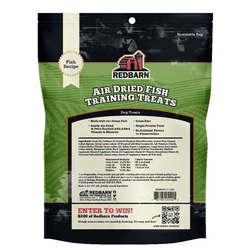 Redbarn Pet Products Whitefish Cuts Dog Treats 4.75 oz