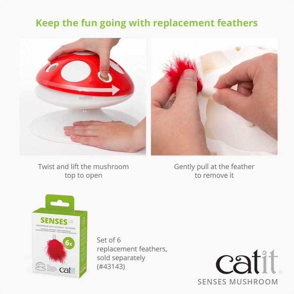 Catit Senses Mushroom Interactive Cat Toy