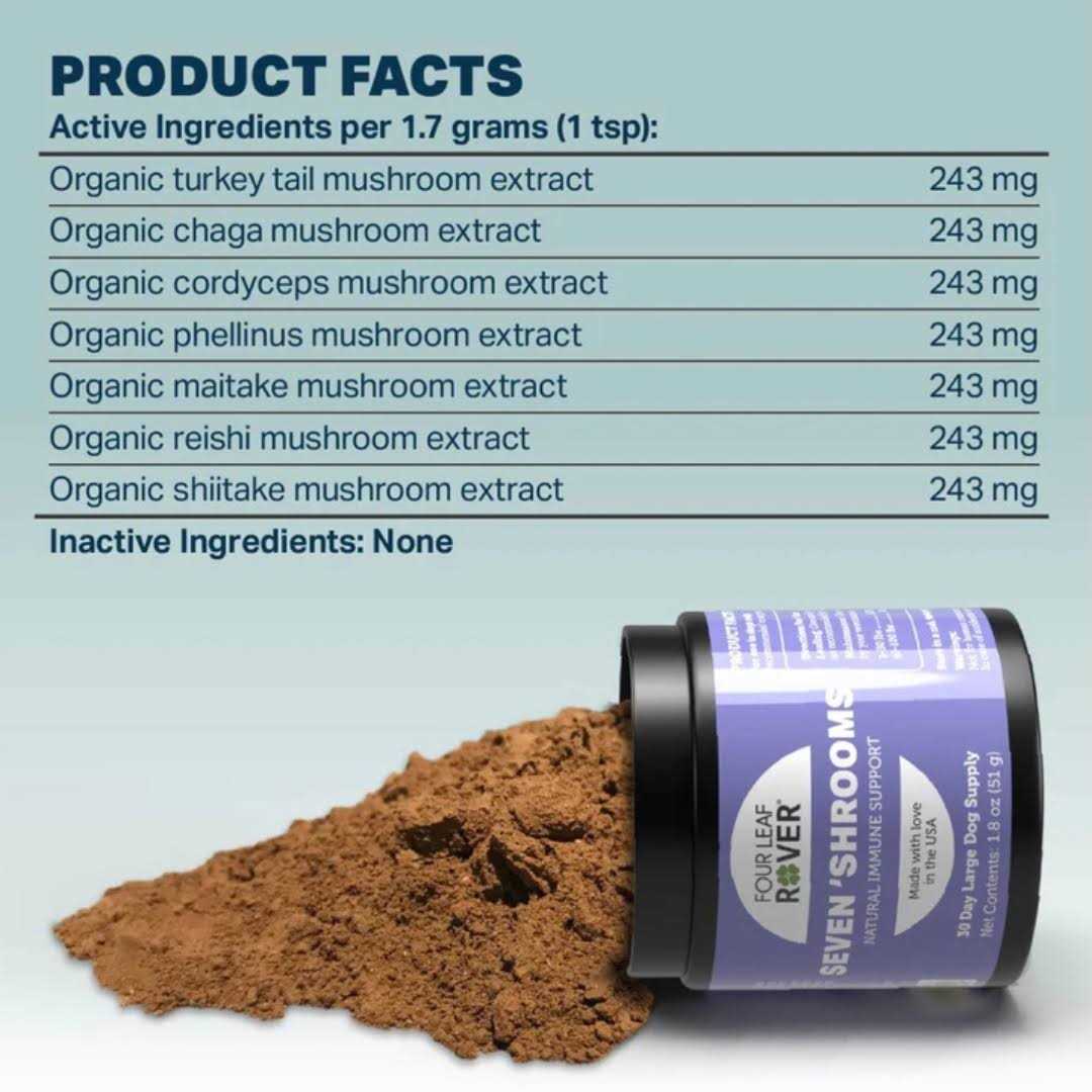 Four Leaf Rover Organic Seven ‘Shrooms