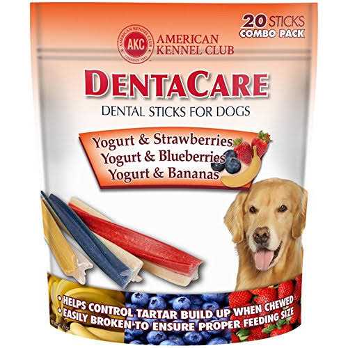 American Kennel Club Dentacare Dental Sticks for Dogs Combo Pack