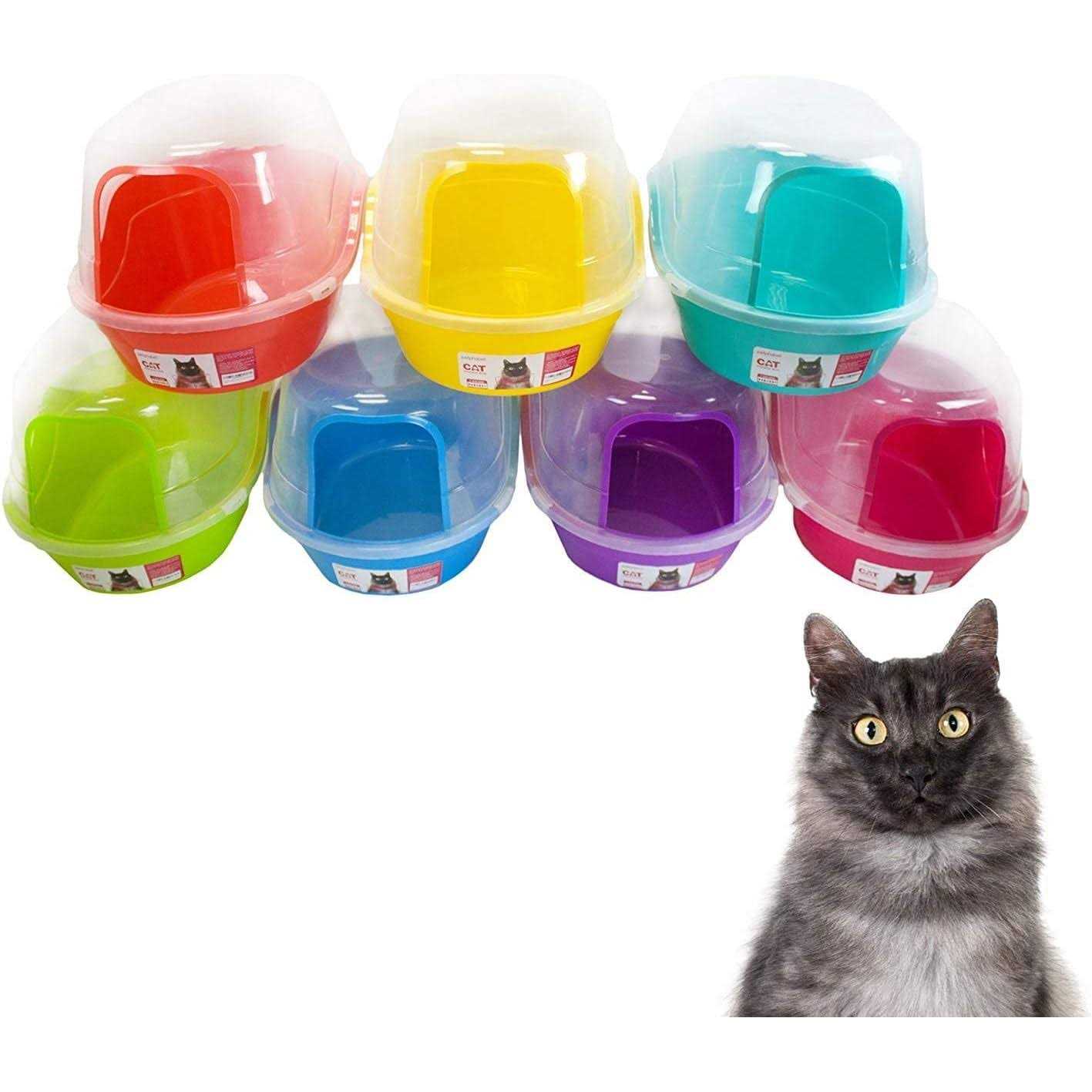 Petphabet Jumbo Hooded Cat Litter Box