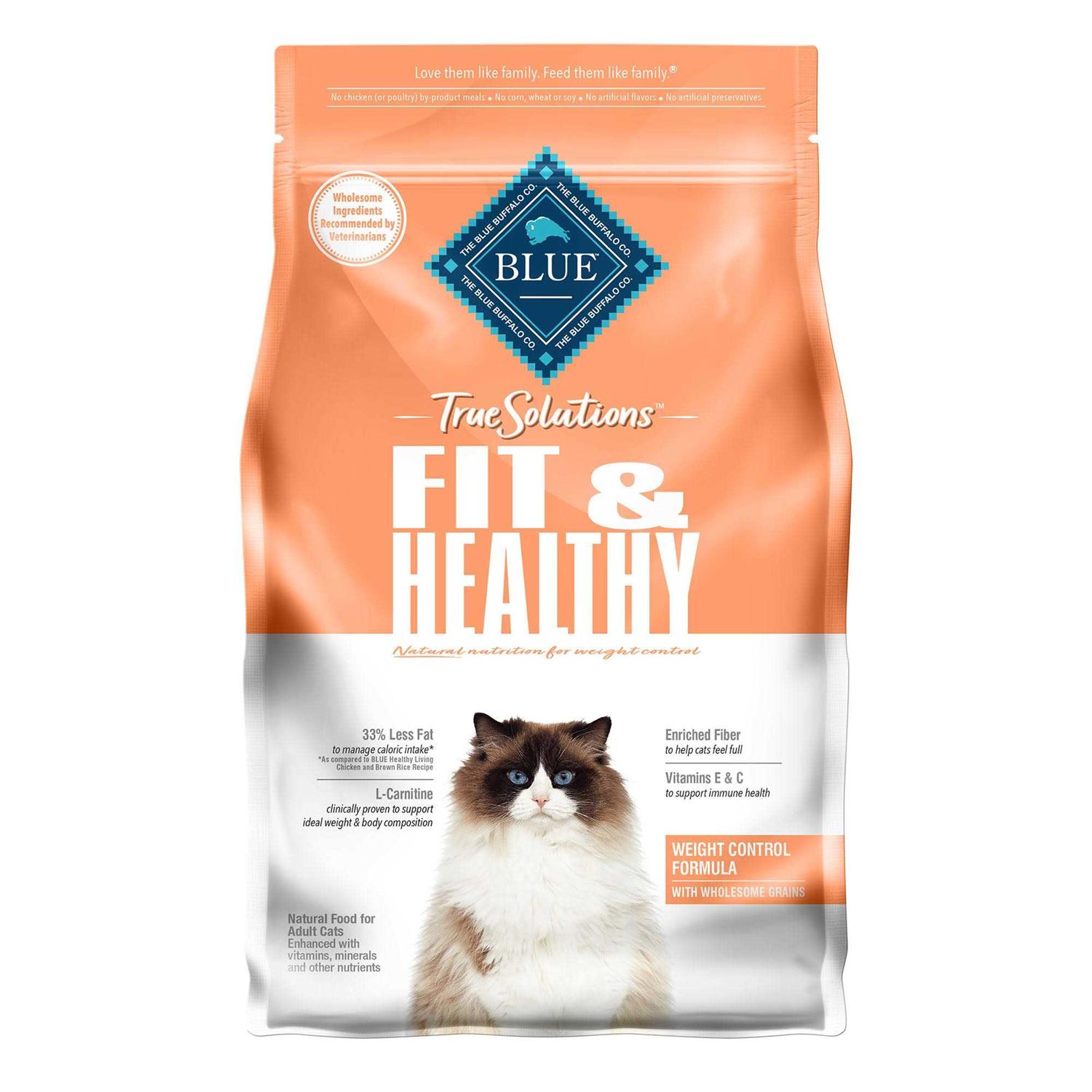 Blue Buffalo True Solutions Fit & Healthy Weight Control Formula Adult Dry Cat Food