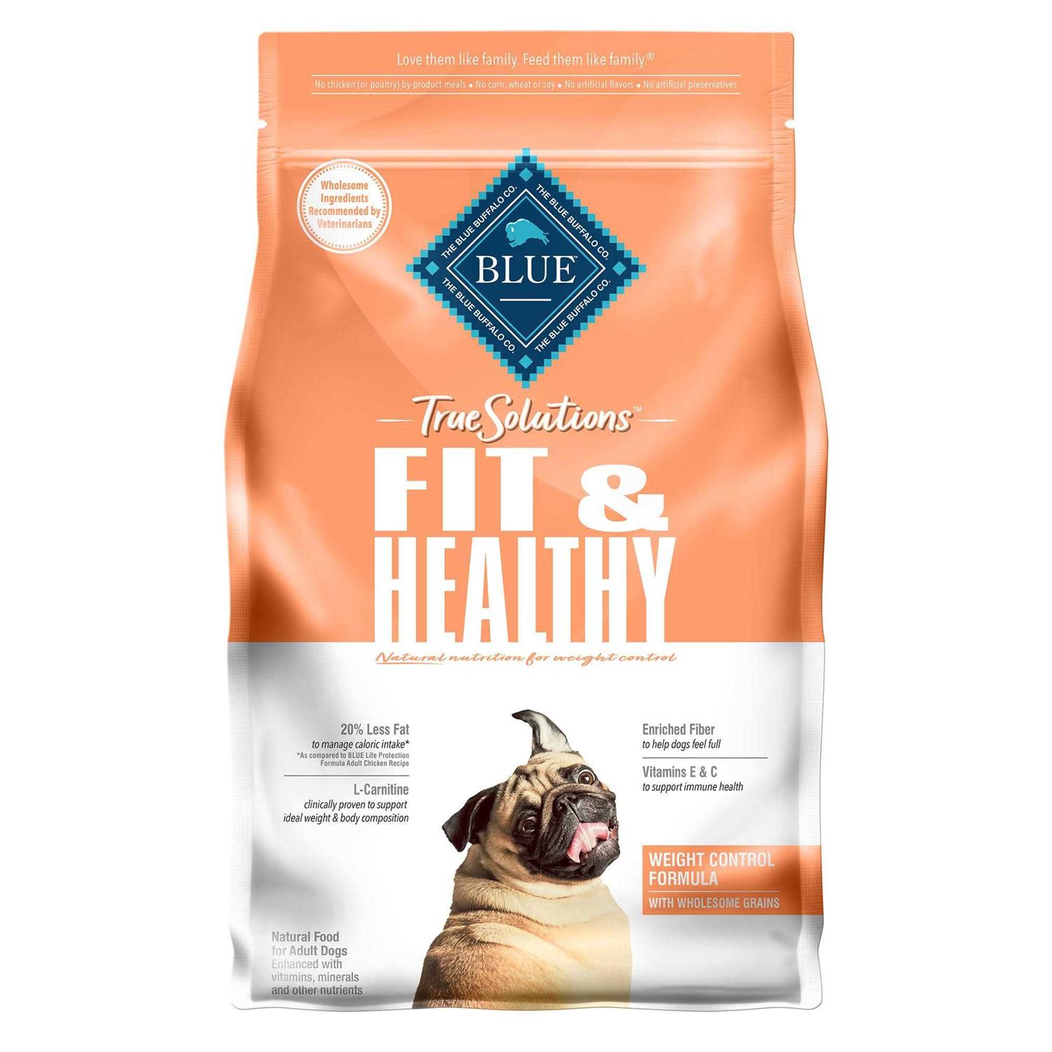 Blue Buffalo True Solutions Fit Healthy Weight Control Chicken Adult Dry Dog Food