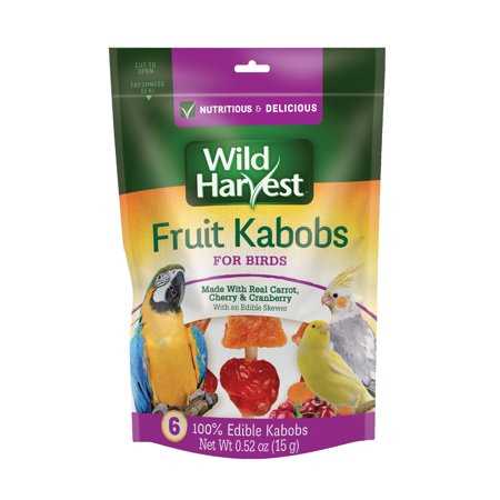 Wild Harvest Fruit Kabobs Bird Treats, 6 count