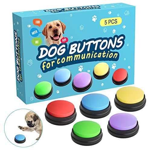 Dog Buttons for Communication Starter Pack Dog Buttons Talk Training Pet to Speaking Buttons