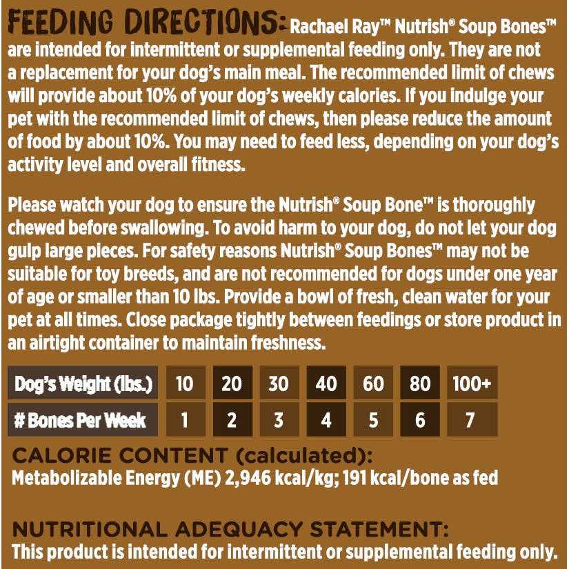 Rachael Ray Nutrish Soup Bones Dog
