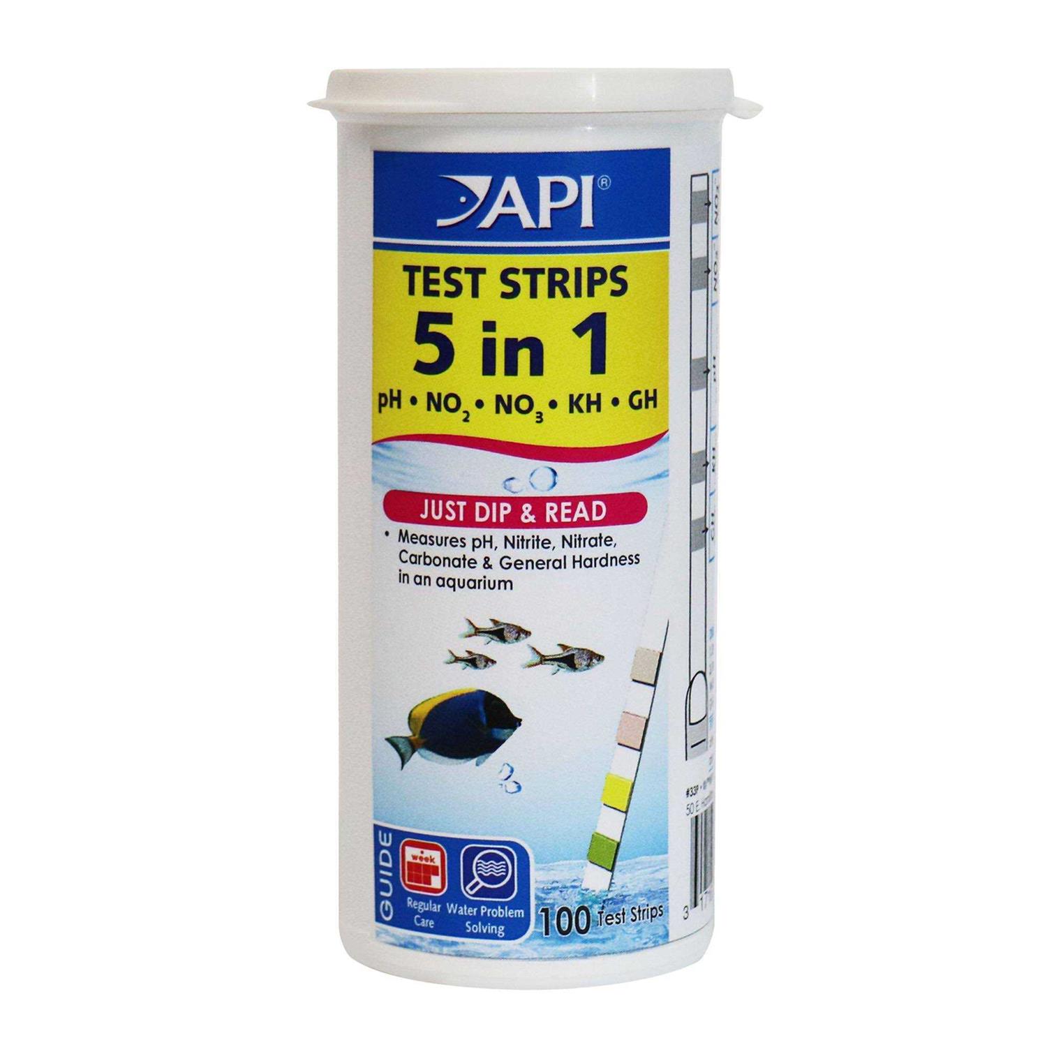 API 5 in 1 Aquarium Test Strips