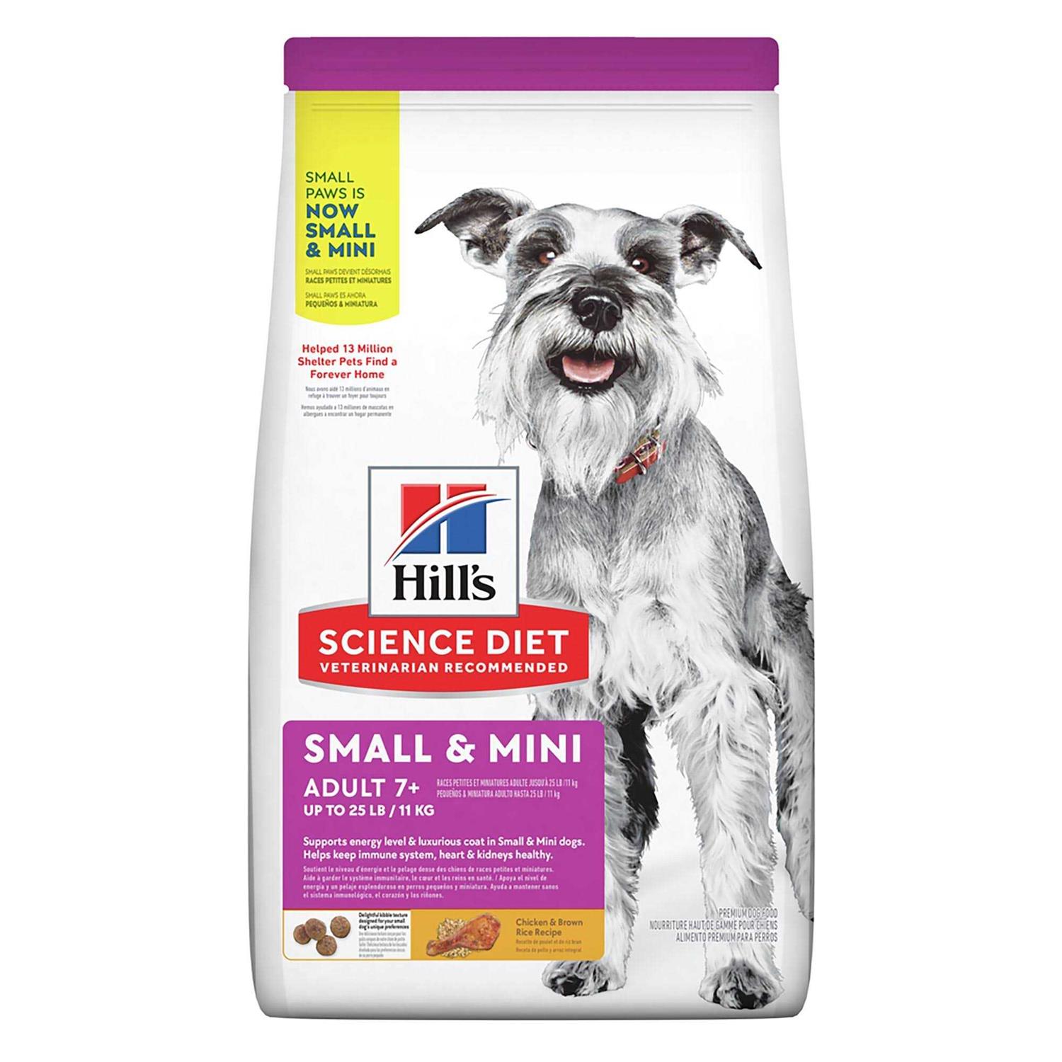 Hill’s Science Diet Adult 7+ Small Paws Dog Food