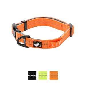 Chai’s Choice Best Outdoor Explorer Dog Collar 3M Reflective Dog Collar with Aluminum Leash Attachment, Matching Harness and Leash Available