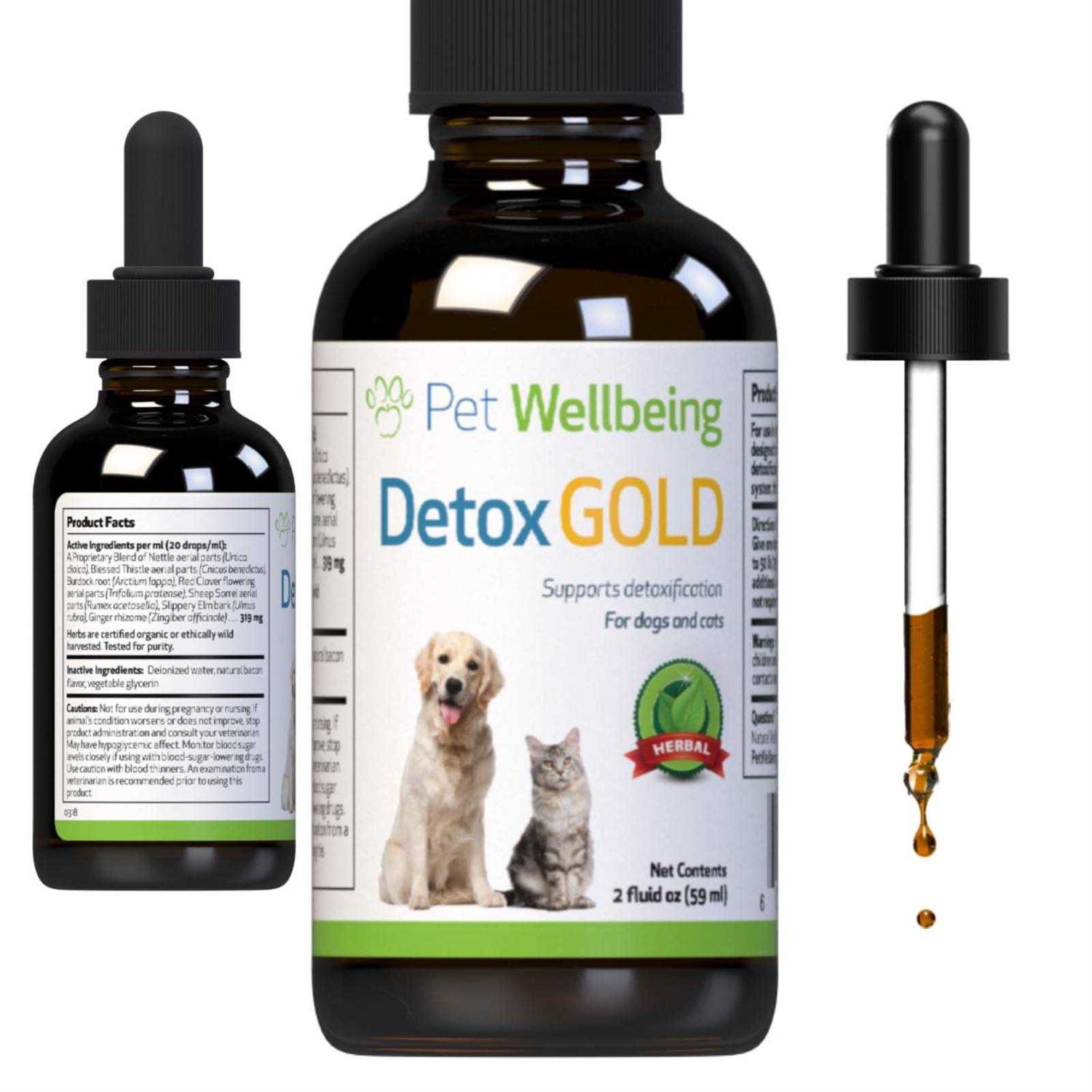 Pet Wellbeing Detox Gold