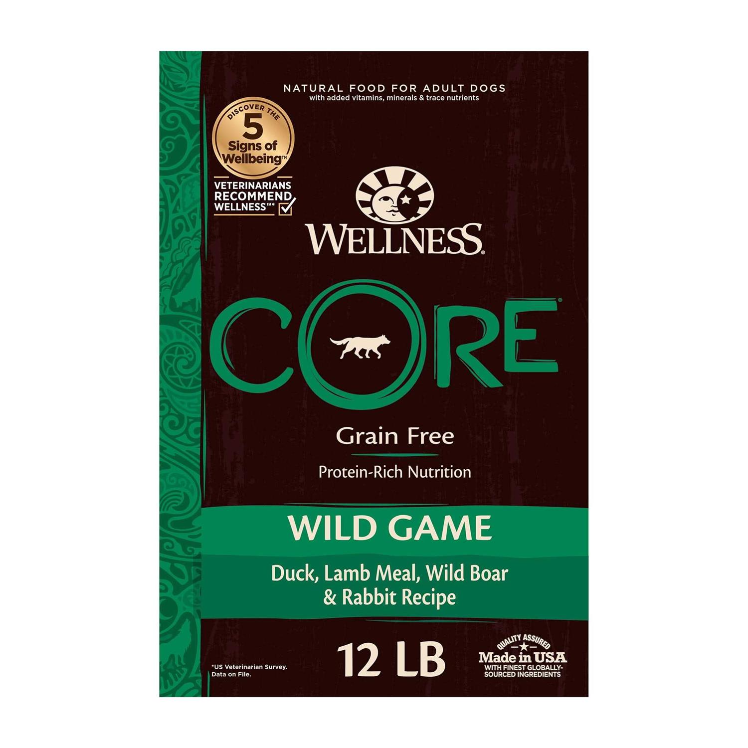 Wellness CORE Wild Game Grain-Free Dry Dog Food