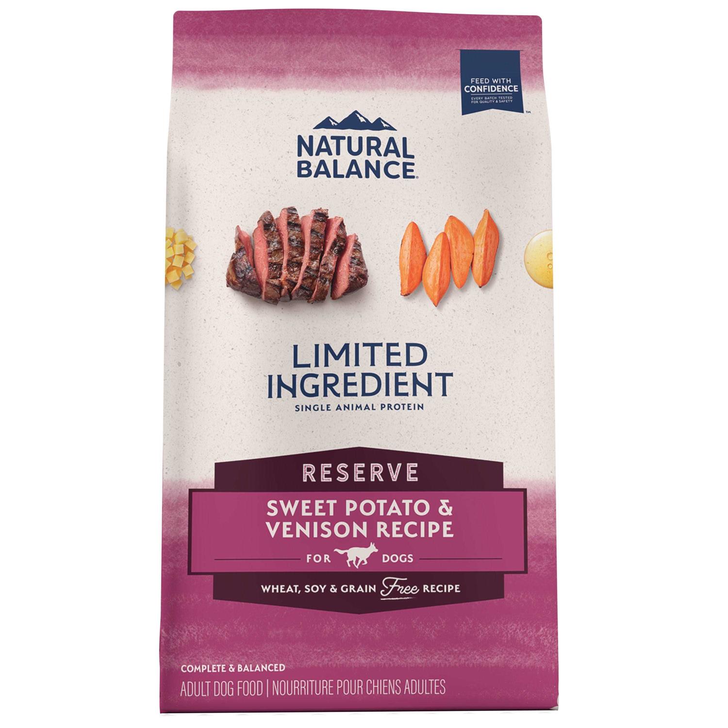 Natural Balance Limited Ingredient Diets Dry Dog Food Sweet Potato Venison