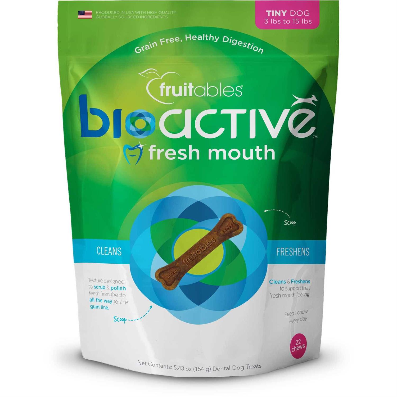 Fruitables Bioactive Fresh Mouth Dental Chews