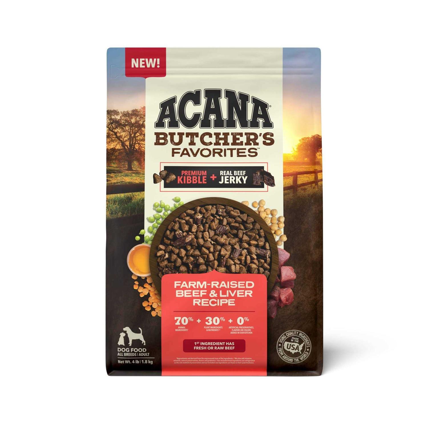 Acana Butcher’s Favorites Liver Dry Dog Food