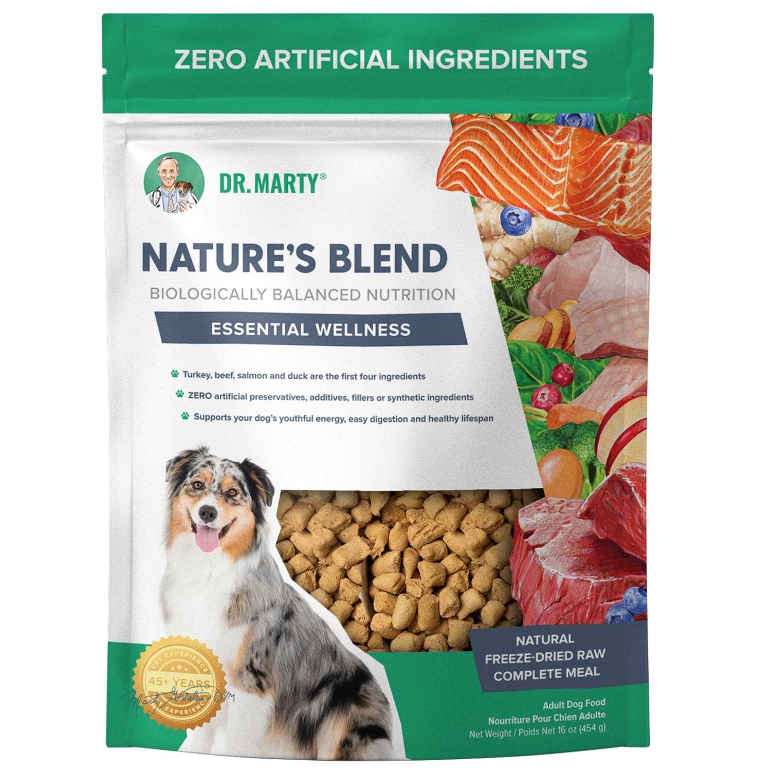 Dr. Marty Nature’s Blend Freeze Dried Raw Dog Food