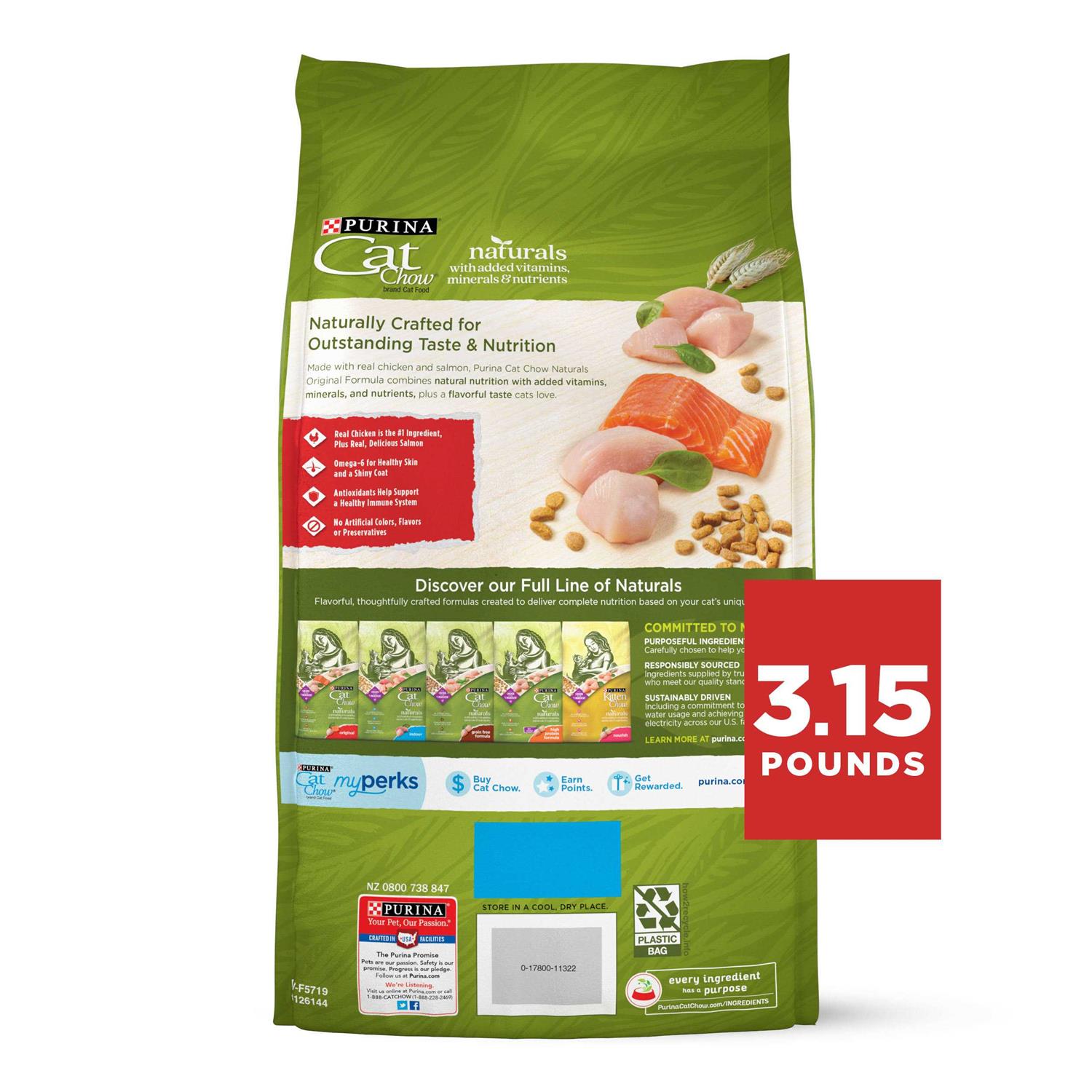 Purina Cat Chow Naturals Original Dry Cat Food