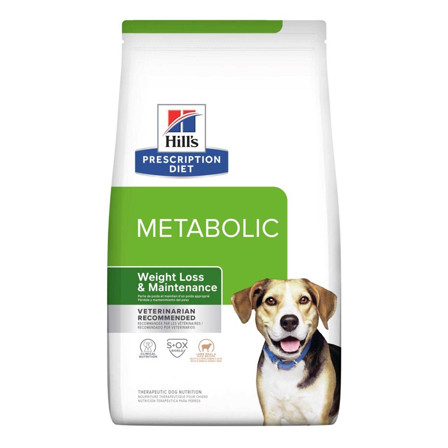 Hill’s Prescription Diet Metabolic Weight Management Lamb Meal & Rice Formula Dry Dog Food