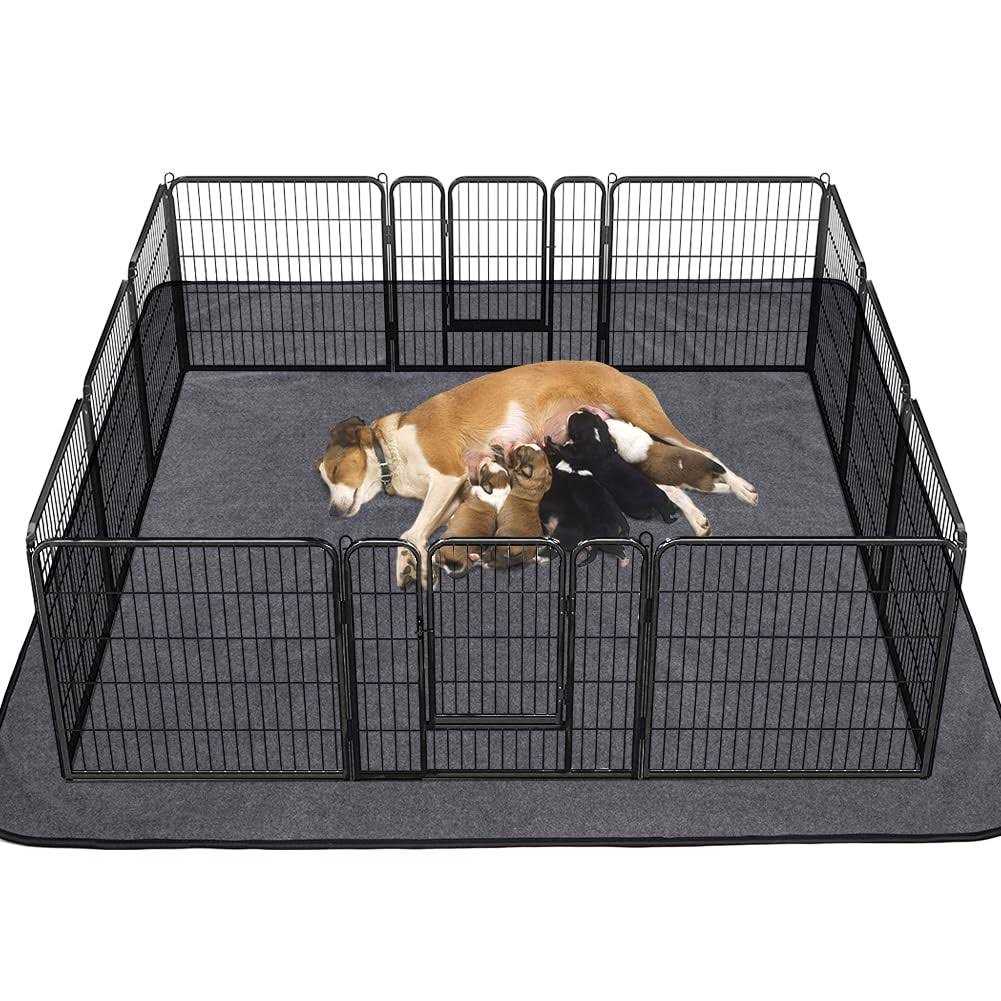 ULIGOTA Washable Pee Pads for Dogs 65×45/72×72 Extra Large Reusable Pee Pads Waterproof Pet Mat