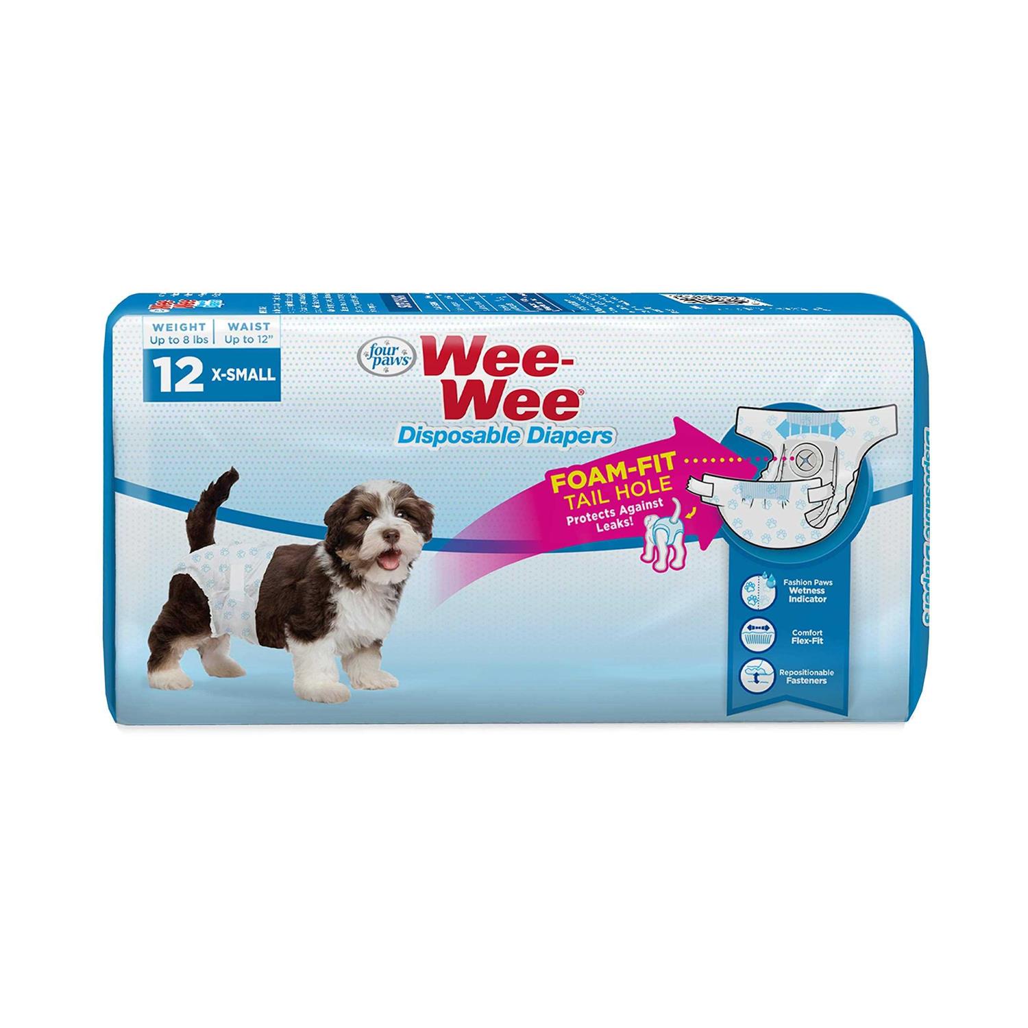 Four Paws Wee Wee Disposable Diapers