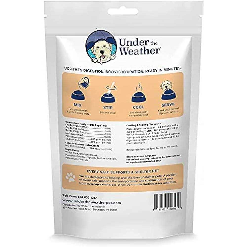 Under the Weather Chicken & Rice Bland Diet for Dogs
