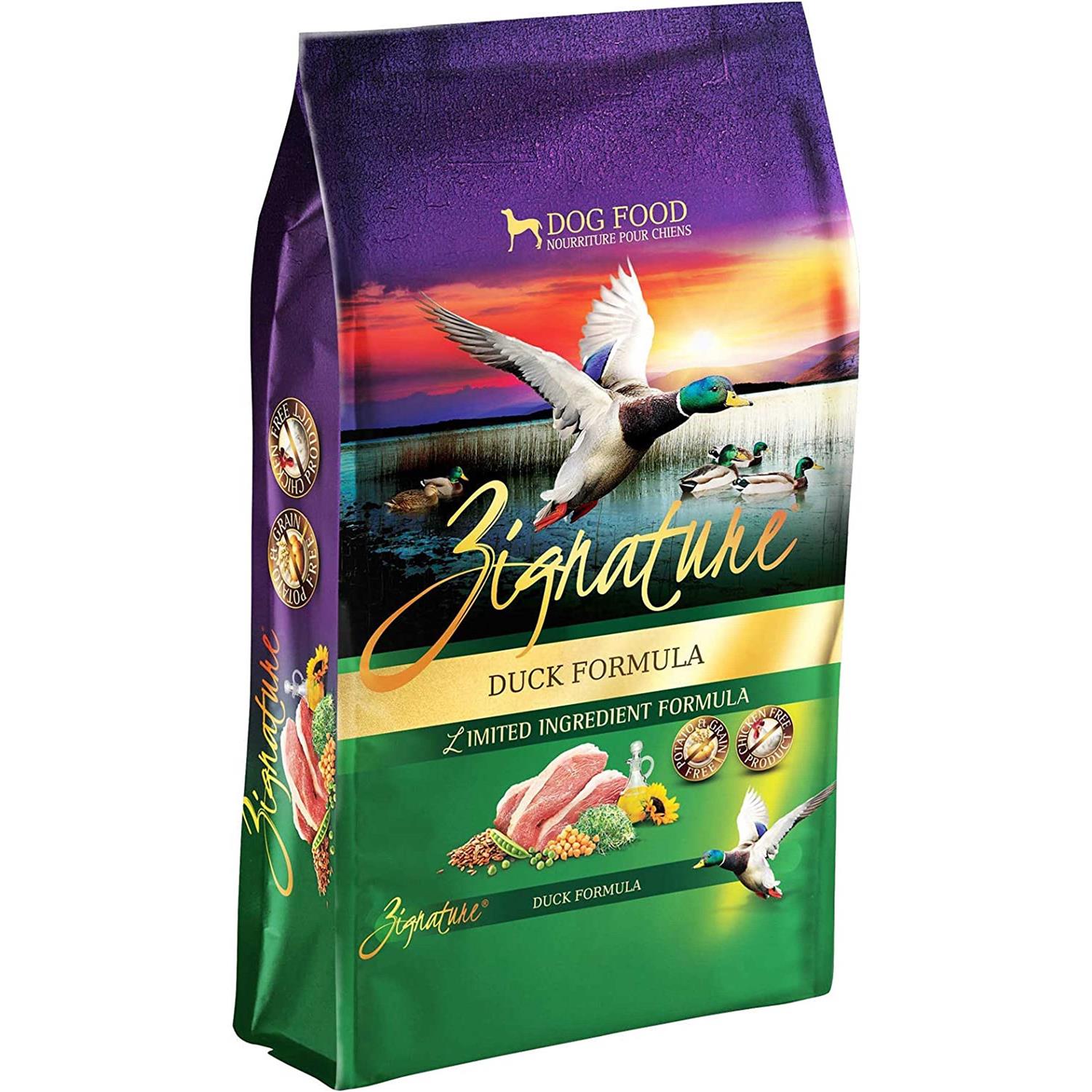 Zignature Duck Dry Dog Food Limited Ingredient Formula