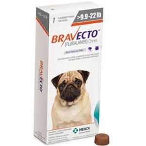 9.9-22 lbs Bravecto Chews for Dogs