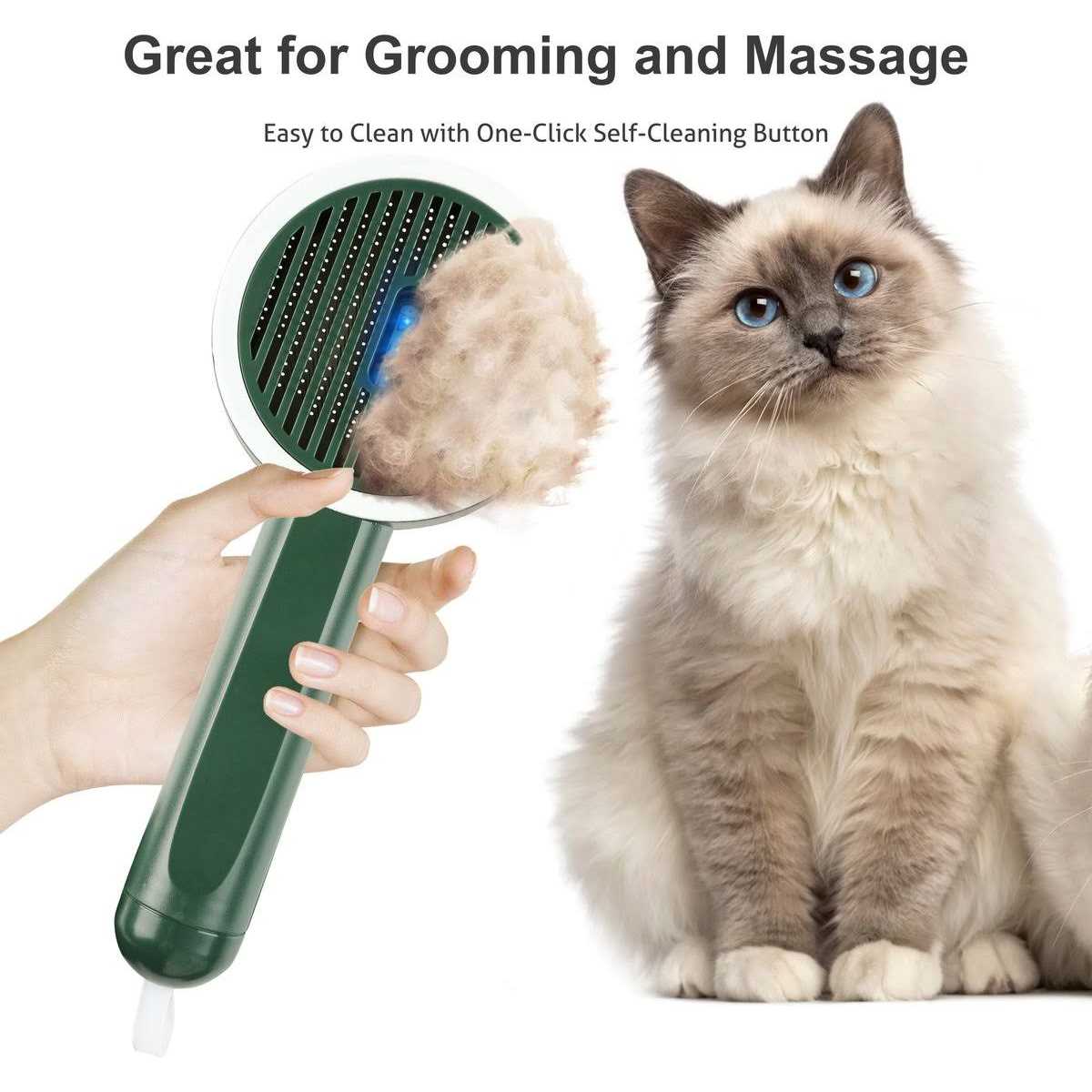 Fido Fave Self-Cleaning UV Sterilization Cat Slicker Brush