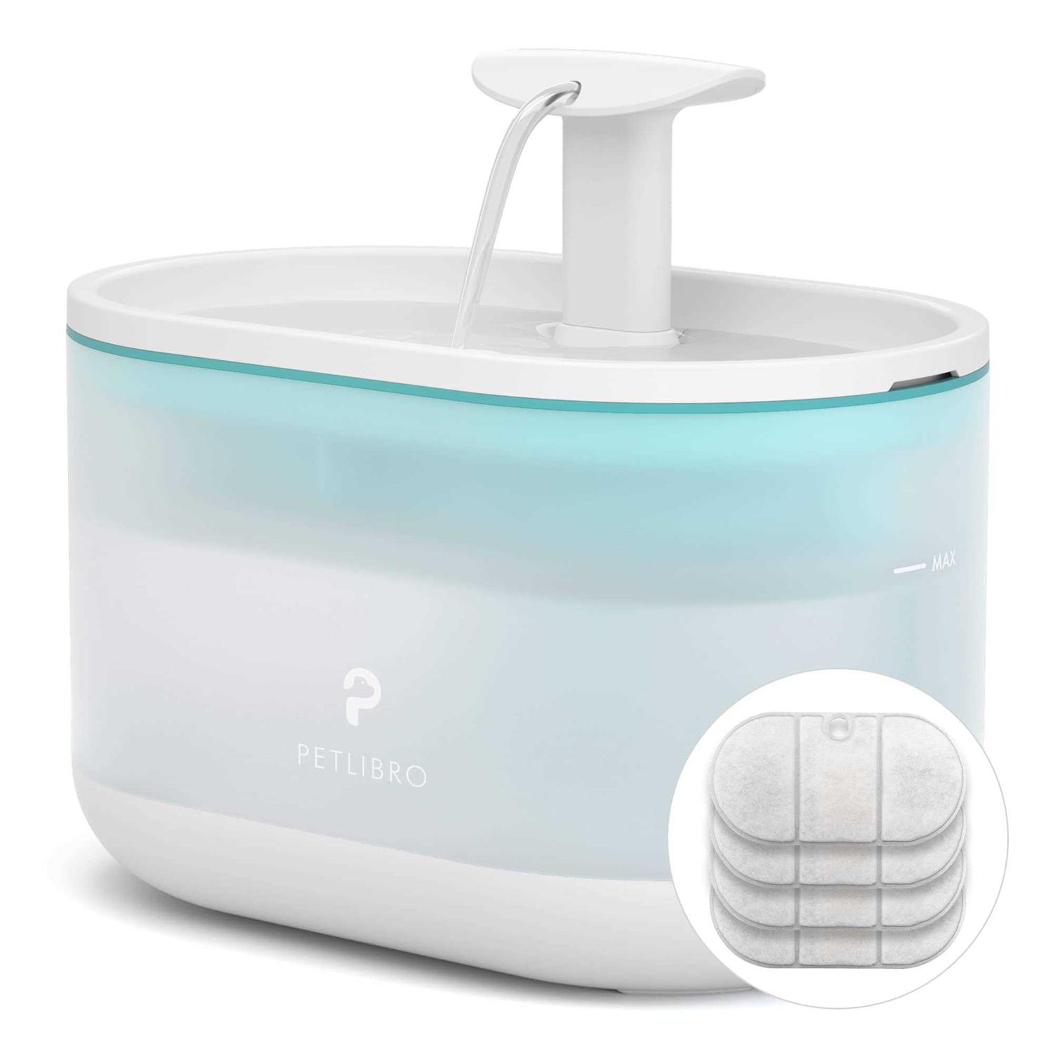PETLIBRO Cat Water Fountain 71oz/2.1L Ultra Quiet Pet Water Fountain for Cats Inside