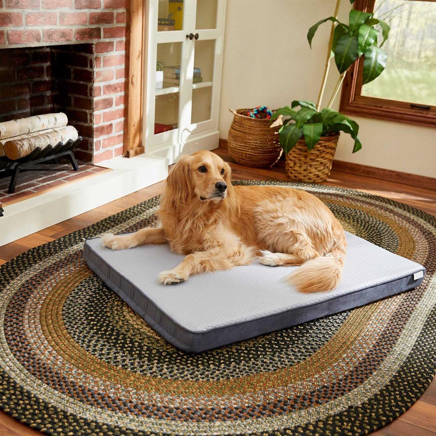 Frisco Cooling Orthopedic Pillow Dog Bed w/Removable COVER Large