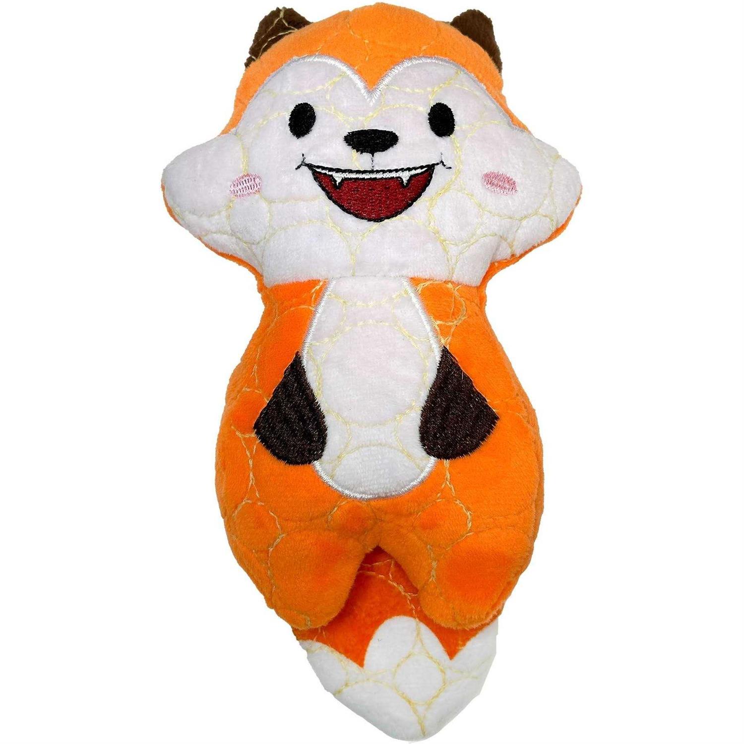 Bite Force Durable Plush Fox Dog Toy
