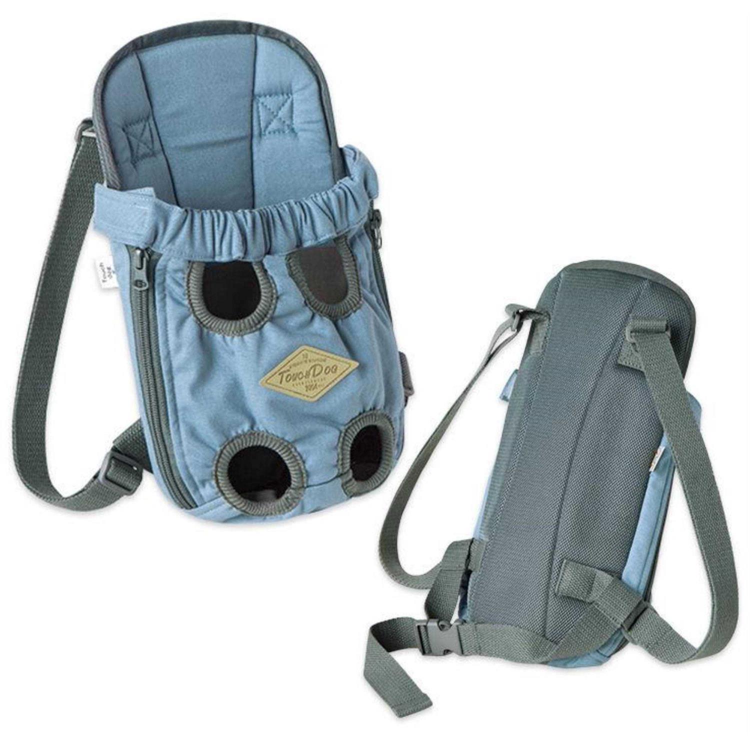 Touchdog Wiggle-Sack Fashion Designer Front and Backpack Dog Carrier