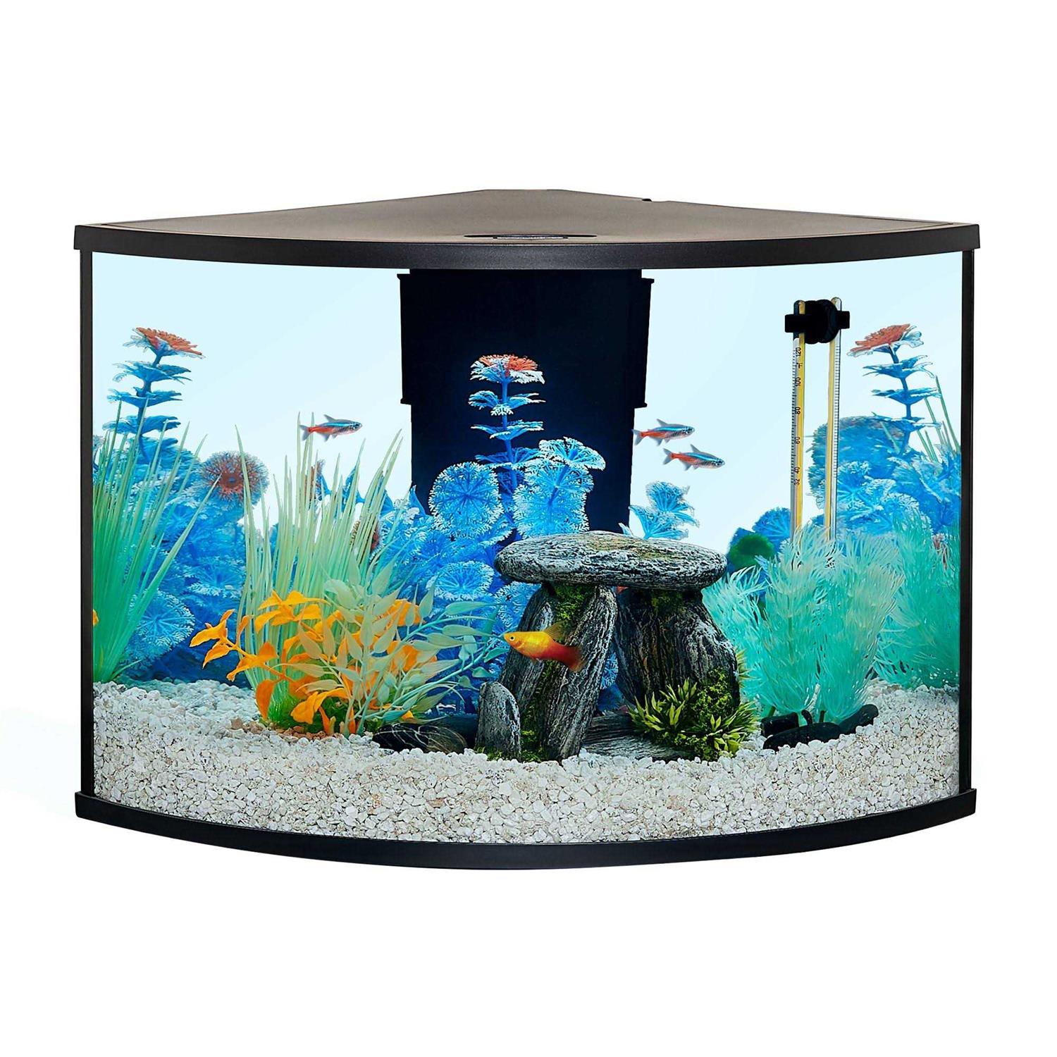 Top Fin Corner Tank Aquarium Starter Kit