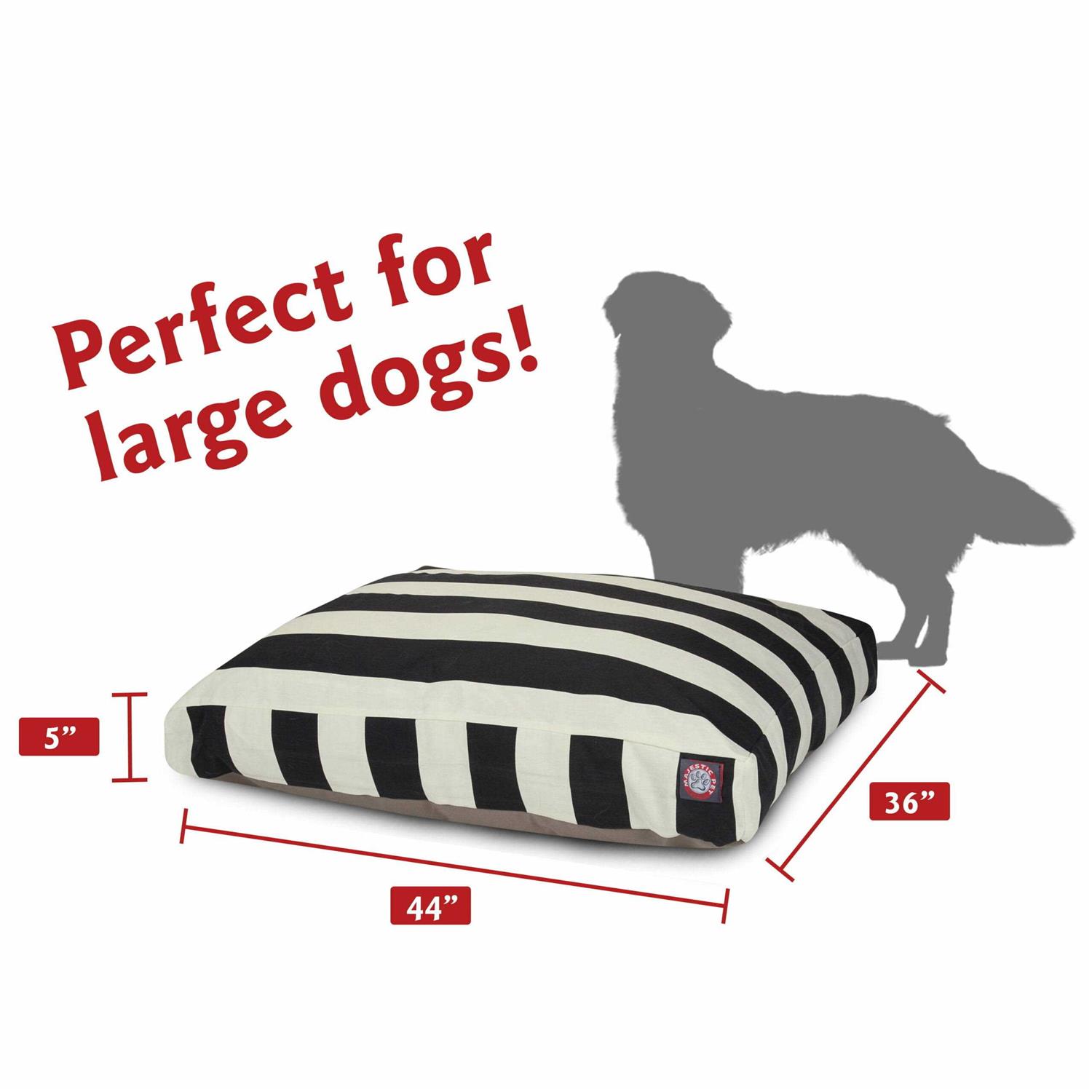 Majestic Pet Vertical Stripe Rectangle Dog Bed