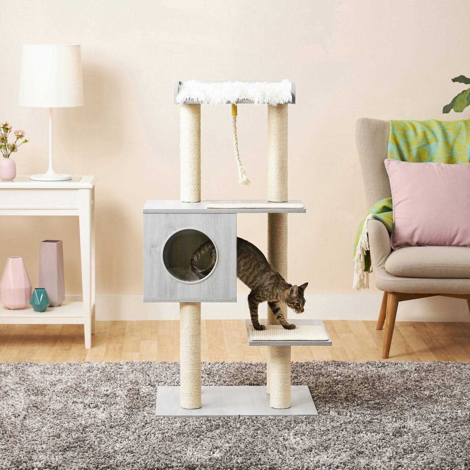 Frisco 47.5-In Modern Cat Tree Condo