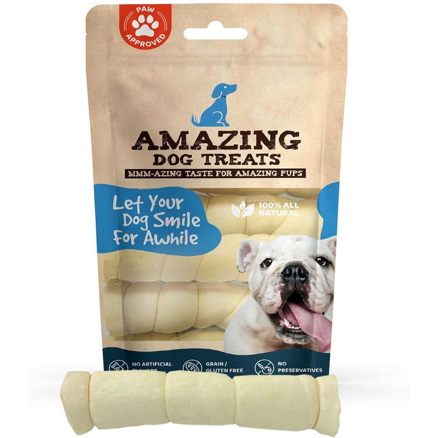 Amazing Dog Treats Beef Cheek Rolls