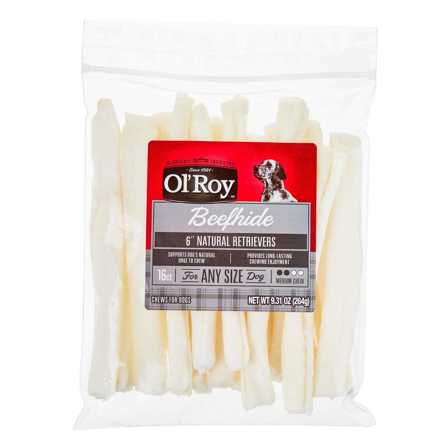 Ol’ Roy Rawhide Rolls Chews for Dogs