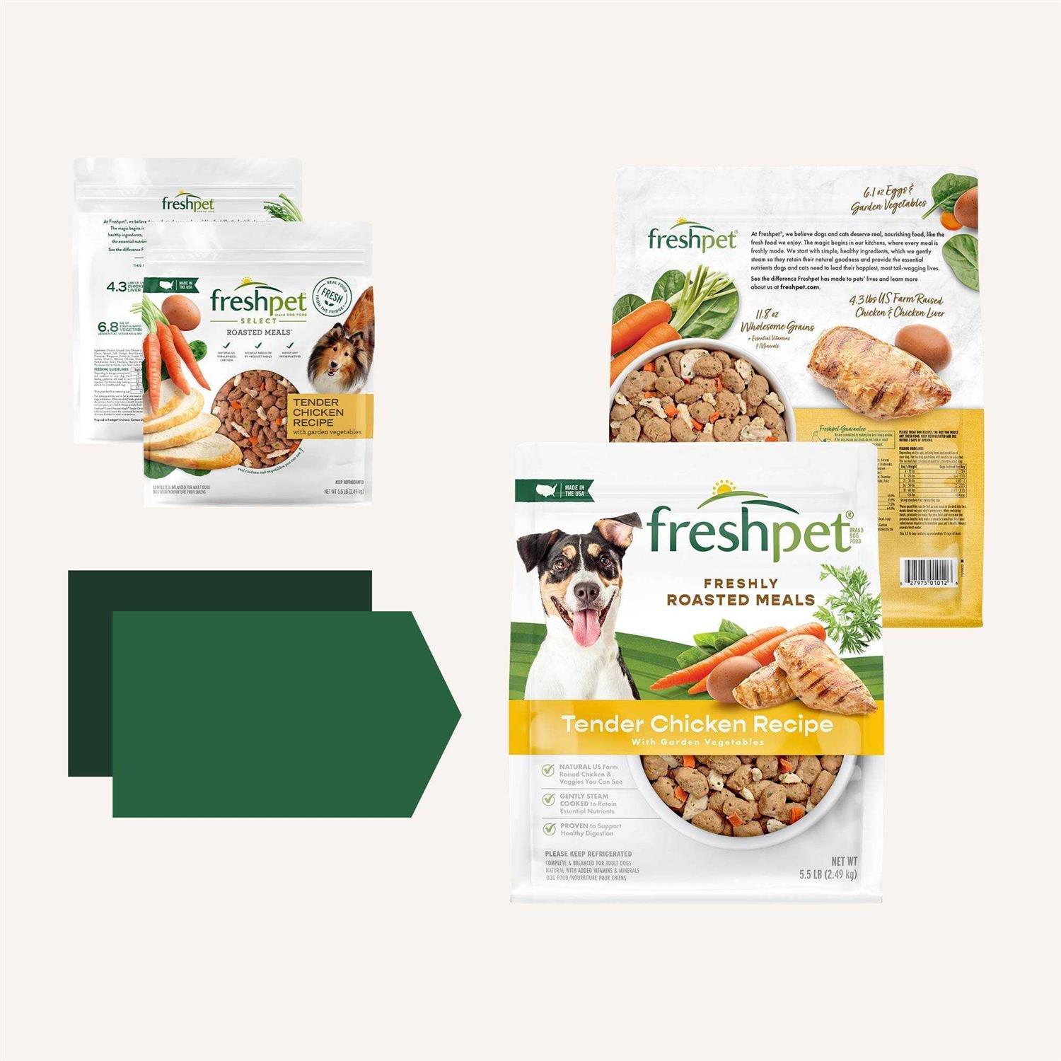 Freshpet Select Dog Food Tender Chicken Recipe