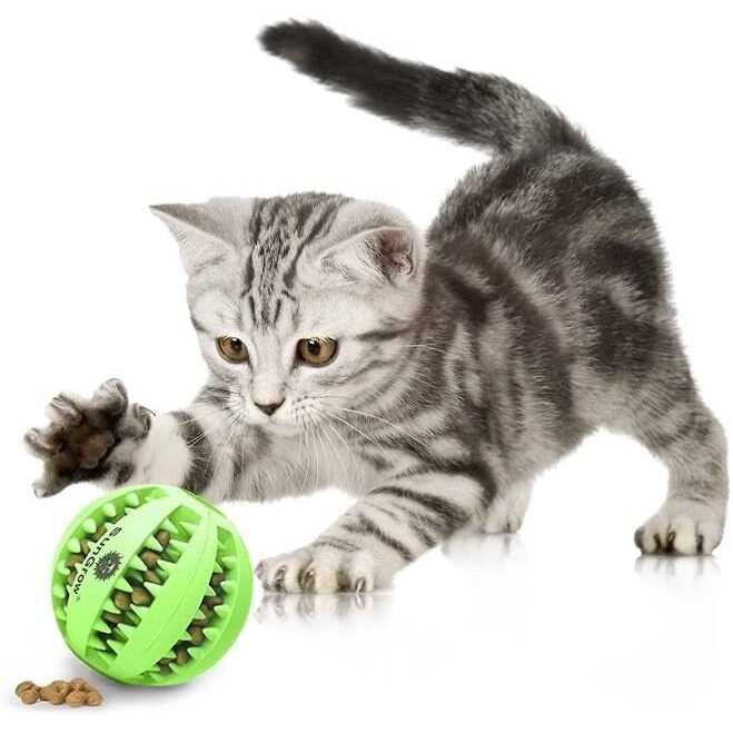 SunGrow Teething Treat Chew Ball for Rabbit Ferret Guinea Pig