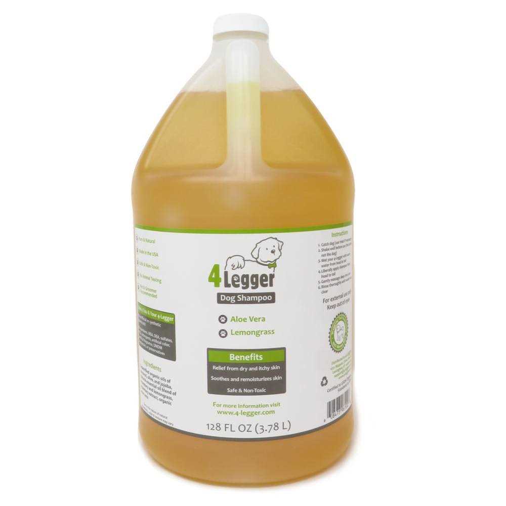 4-Legger Hypoallergenic Dog Shampoo with Organic Lemongrass