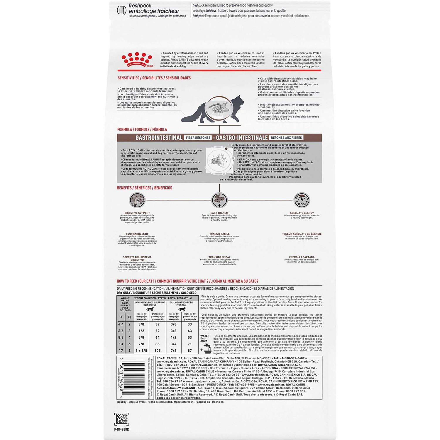 Royal Canin Veterinary Diet Gastrointestinal Fiber Response Dry Cat Food
