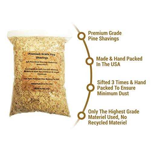 Wood Smith USA Premium Pine Bedding Dust Free Soft Shavings