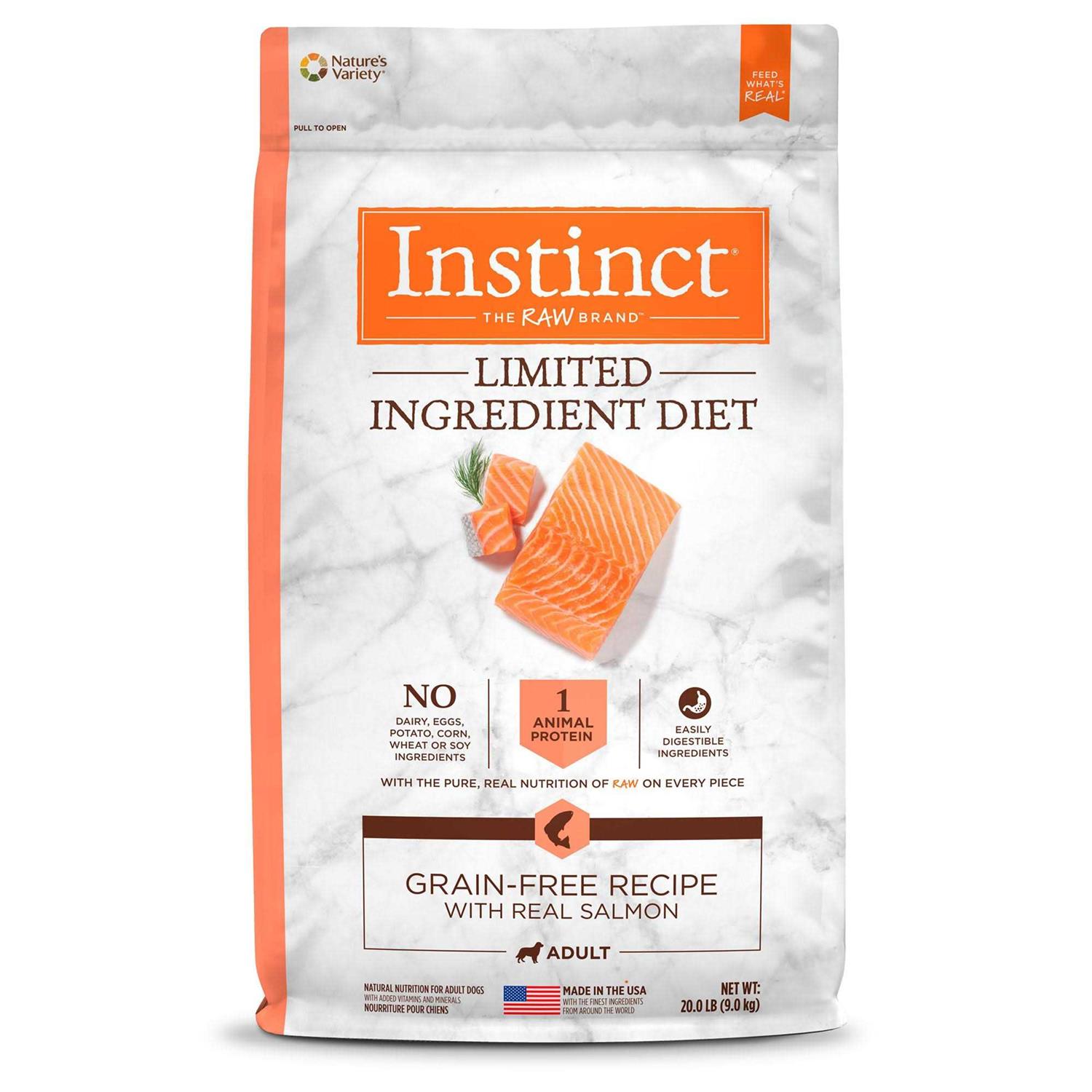Instinct Limited Ingredient Diet Grain-Free Real Salmon Recipe Dry Dog Food