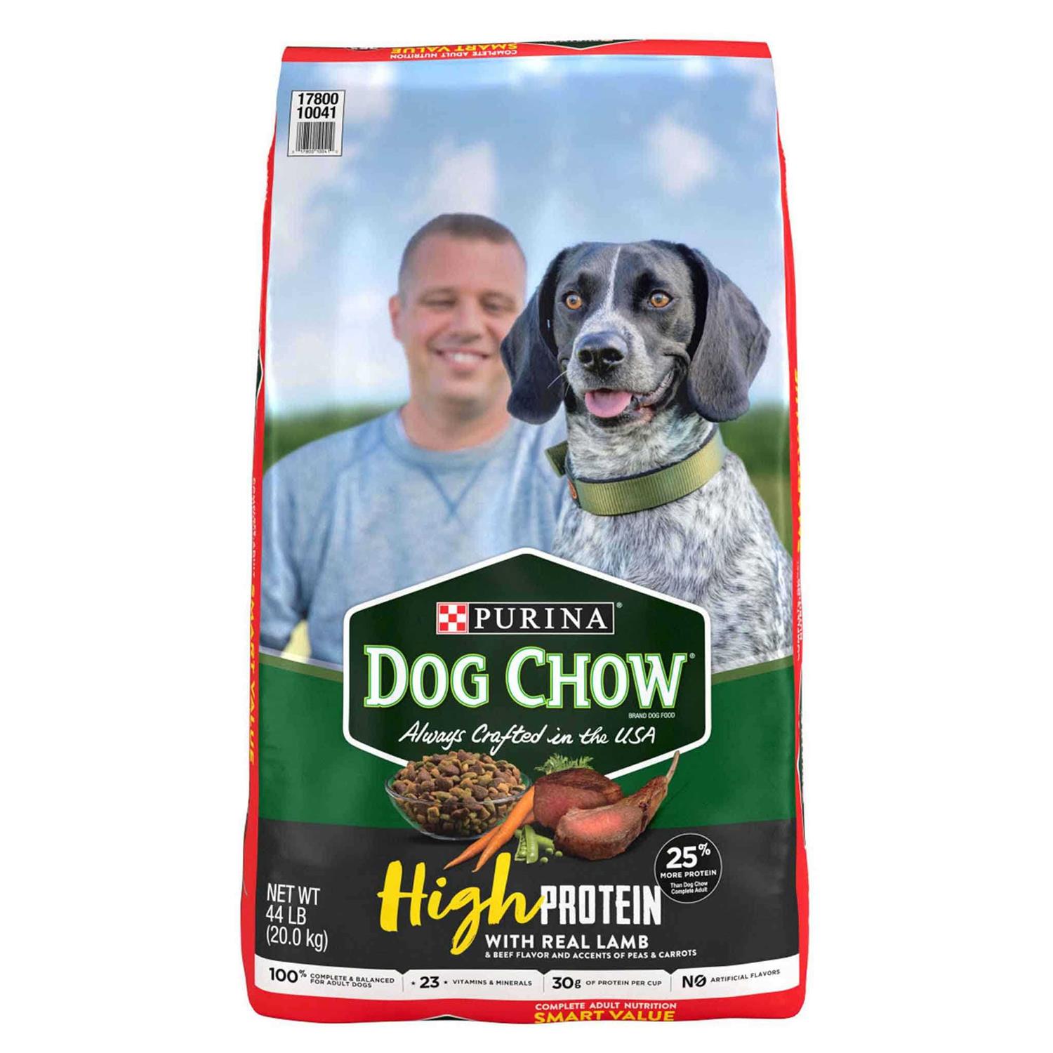 Purina Dog Chow Real Lamb & Beef Flavor High Protein Dry Dog Food