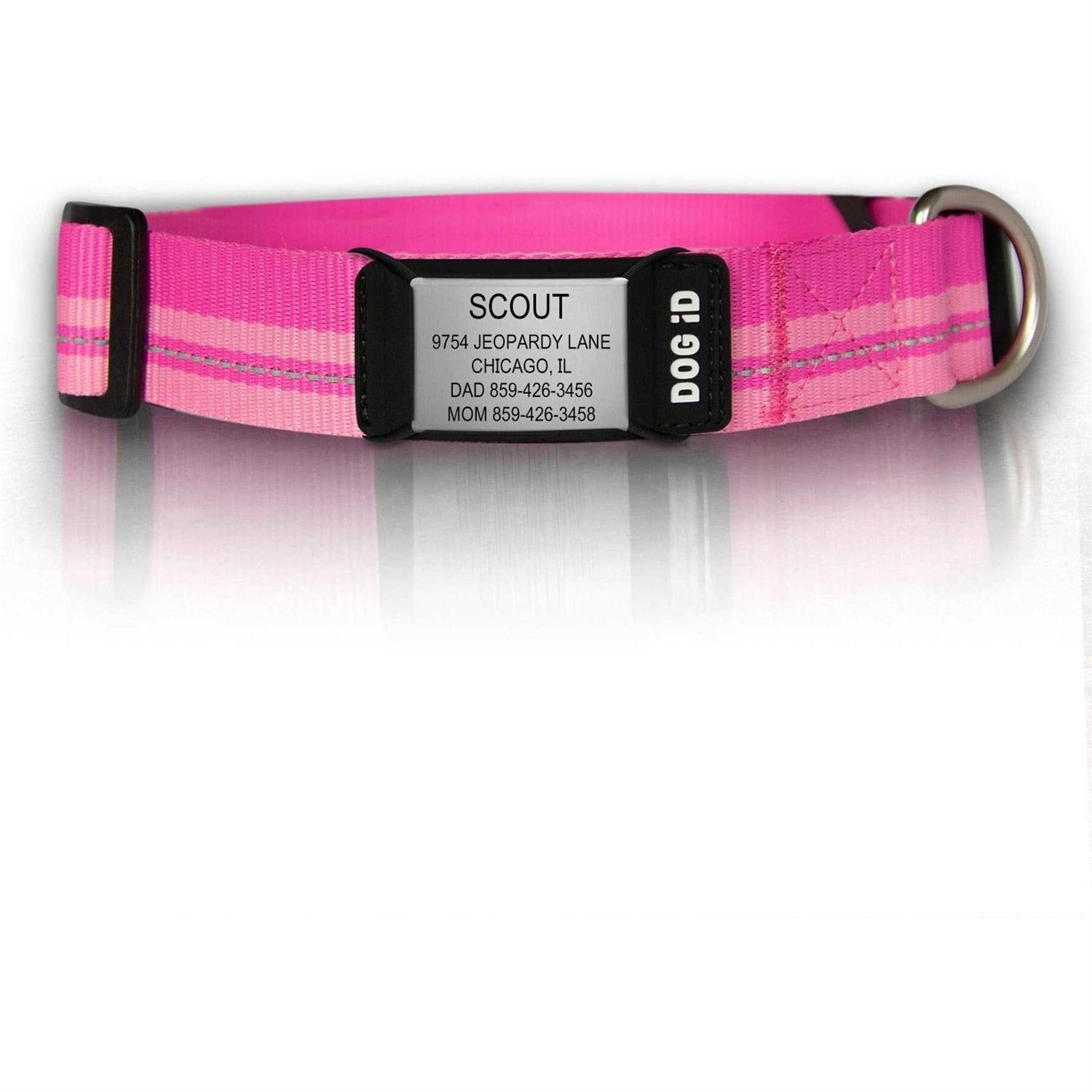 Road ID The Rock Solid Personalized ID Tag Dog Collar