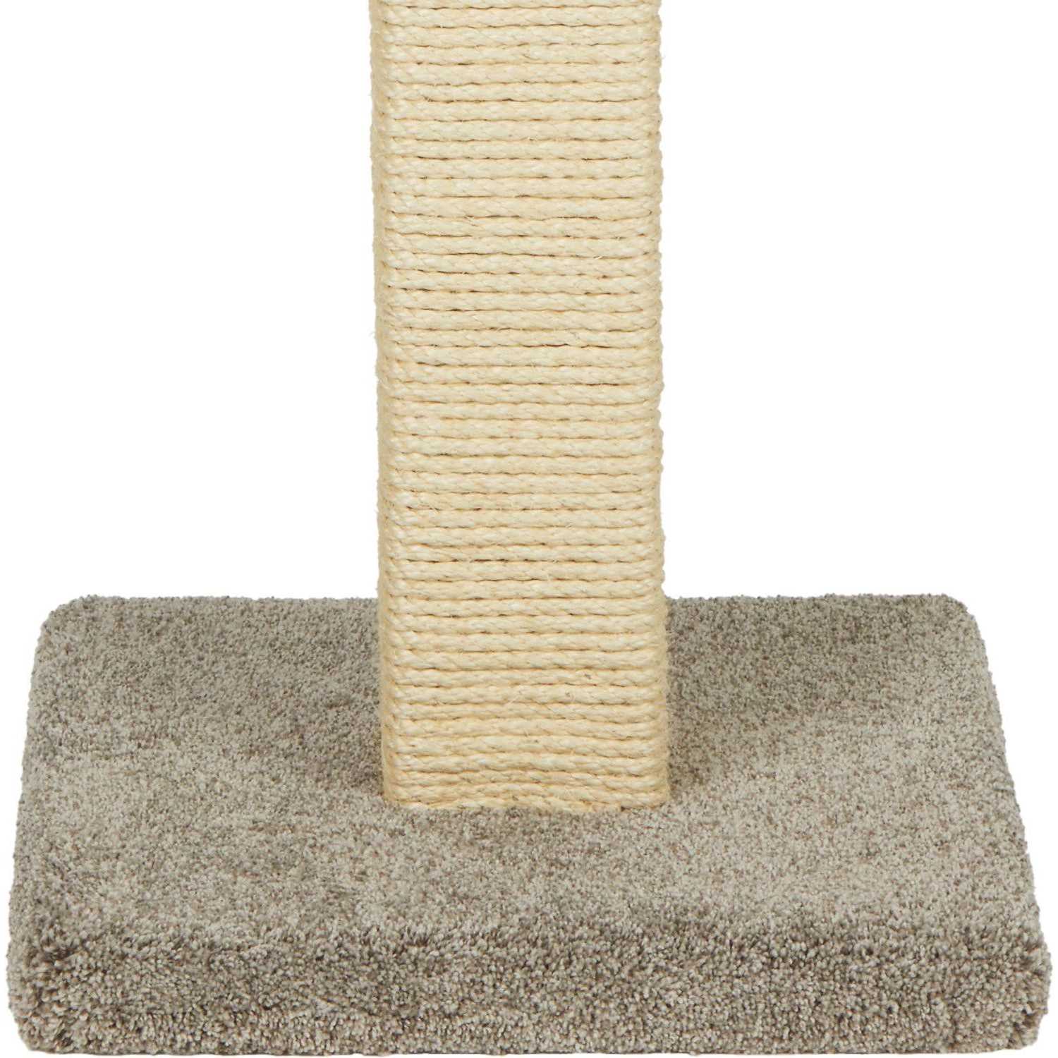 Frisco 32-in Real Carpet Wooden Cat Tree