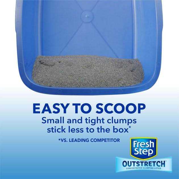 Fresh Step Outstretch Concentrated Clumping Cat Litter Unscented