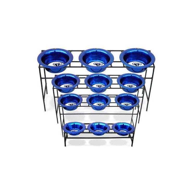 Platinum Pets Triple Diner Feeder With Stainless Steel Dog Bowls