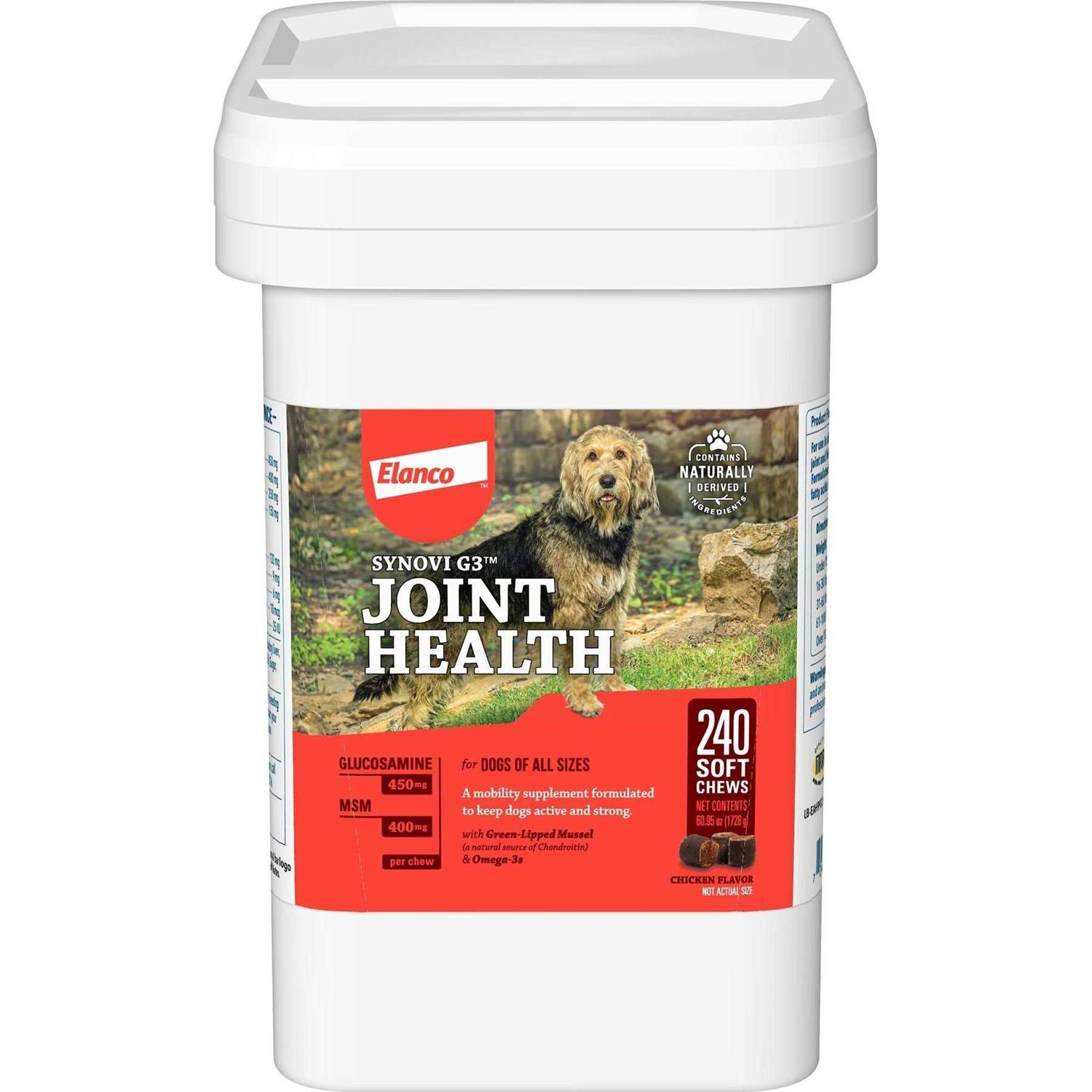 Synovi G3 Soft Chews Joint Supplement for Dogs