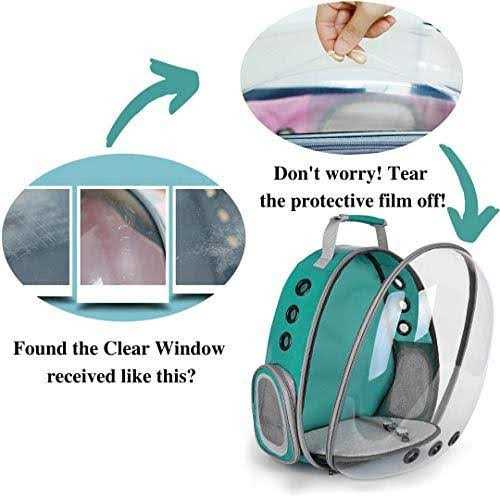 Lollimeow Pet Carrier Backpack, Bubble Backpack Carrier, Cats and Puppies,Airline-Approved