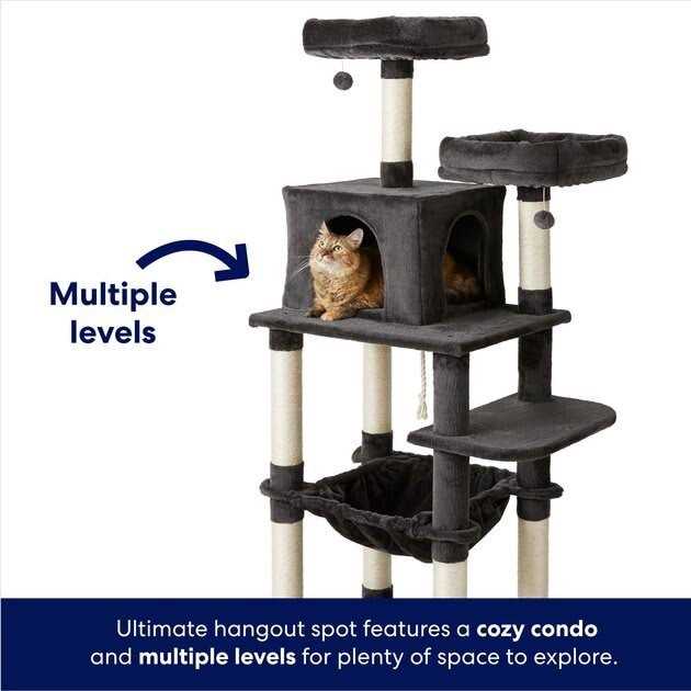 Frisco 64-in Cat Tree with Hammock